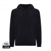 Iqoniq Trivor recycled polyester microfleece hoodie in Black