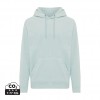 Iqoniq Trivor recycled polyester microfleece hoodie in Iceberg Green