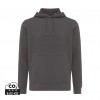 Iqoniq Rila lightweight recycled cotton hoodie in Anthracite