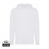 Iqoniq Rila lightweight recycled cotton hoodie in Recycled White