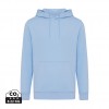 Iqoniq Rila lightweight recycled cotton hoodie in Sky Blue