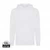 Iqoniq Rila lightweight recycled cotton hoodie in White