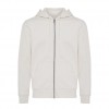 Iqoniq Abisko recycled cotton zip through hoodie in Natural Raw