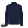 Iqoniq Talung recycled polyester microfleece zip through in Navy