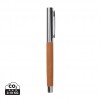 VINGA Bosler RCS recycled SS pen in Brown