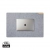 VINGA Albon GRS recycled felt desk pad in Grey