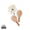 Vinga Colos beach tennis game in Brown