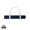 VINGA Volonne AWARE™ recycled canvas beach mat in Blue, Off White