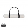 VINGA Volonne AWARE™ recycled canvas beach mat in Off White, Black