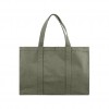VINGA Hilo AWARE™ recycled canvas maxi tote bag in Green