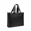 VINGA Bermond RCS recycled PU tote bag in Black