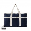 VINGA Volonne AWARE™ recycled canvas beach bag in Blue