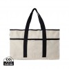 VINGA Volonne AWARE™ recycled canvas beach bag in Off White