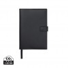 VINGA Timo PU RCS RPET notebook in Black