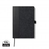 VINGA Albon GRS recycled felt notebook in Black