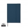 VINGA Baltimore GRS certified paper & PU notebook in Navy