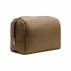 VINGA Bermond RCS recycled PU toiletry bag in Brown