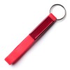 Silicone Domed Keyring in Red