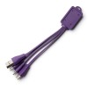 Promotional Tucker 3-IN-1 Charger in Purple