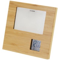 Sasa bamboo photo frame with thermometer