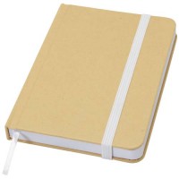 Reed A6 recycled hard cover notebook with plain pages