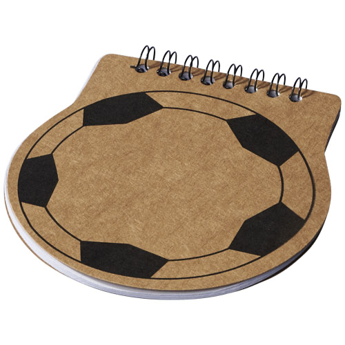 Score football shaped notebook