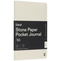 Karst® A6 stone paper softcover pocket journal - blank