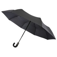 Montebello 21' Foldable Auto Open/close Umbrella With Crooked Handle
