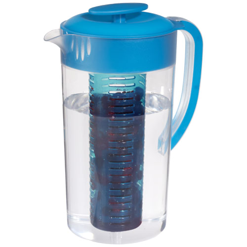 Pebble beverage pitcher with fruit infuser