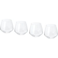 Chuvisco 4-piece glass tumbler set