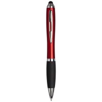 Curvy stylus ballpoint pen