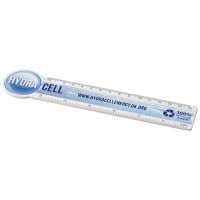 Tait 15 cm circle-shaped recycled plastic ruler 