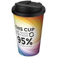Brite-Americano® Recycled 350 ml spill-proof insulated tumbler