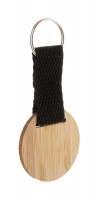 bamboo keyring, round