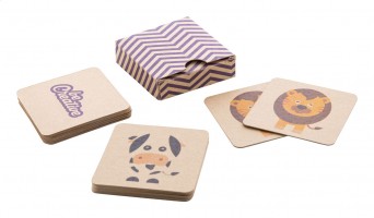 Branded Promotional Custom Memory Game, Animals | Gorilla Promo