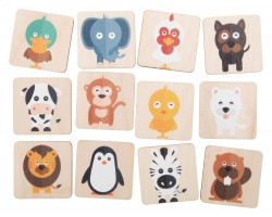 Branded Promotional Memory Game, Animals | Gorilla Promo