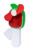 hand fan, watermelon