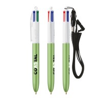 BIC® 4 Colours Glacé With Lanyard