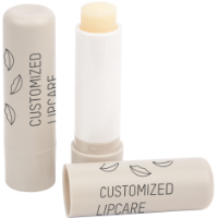Lip Balm Stick Sand Recycled Frosted Container & Cap, 4.6g
