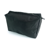 Black Nylon Toiletry Bag