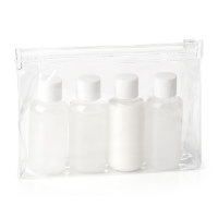 Travel Toiletry Gift Set in White  in a Bag
