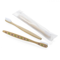 Bamboo Toothbrush with White Bristles