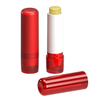 Red Frosted Lip Balm Stick, 4.6g