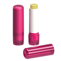 Pink Frosted Lip Balm Stick, 4.6g