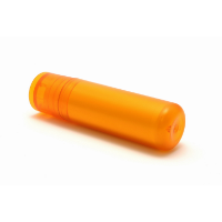 Lip Balm Stick Orange Frosted Container & Cap, 4.6g
