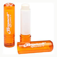 Orange Lip Balm Stick, Domed label, 4.6g