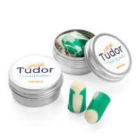 Pair Of Bio-Based Ear Plugs In A Tin