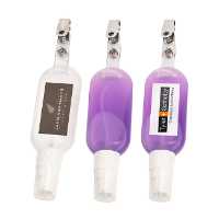 Purple Alcohol Free Antibacterial Hand Sanitiser On A Clip (50ml)