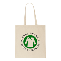 Organic 5oz Natural Cotton Shopper Bag
