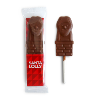 Chocolate Santa Lolly